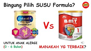 SUSU FORMULA anak ALERGI  Enfamil A Gentle Care Vs Morinaga BMT PHP  Manakah yg TERBAIK [upl. by Htenek813]