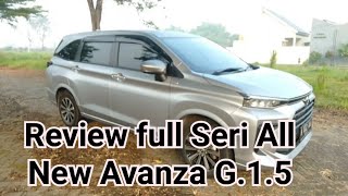 Review All New Avanza Seri G 15 key less [upl. by Falo]