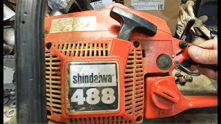 Fixing The Shindaiwa 488 Chainsaw [upl. by Traggat471]