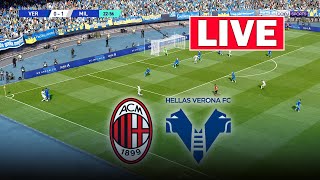 🔴LIVE  Verona vs AC Milan Live Football Match  Italy SerieA 2024  Live Football Match [upl. by Hereld214]