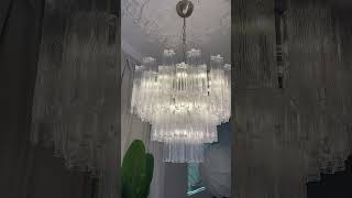 Murano Glass Tronchi Chandelier [upl. by Tia]