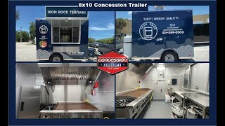 Iron Rock Teriyaki  8x10 Food Trailer  Concession Nation [upl. by Lokkin]