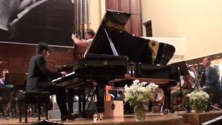 Rachmaninoff Piano Concerto no 2 2nd movement  rehearsing with Alexander Sladkovsky [upl. by Acinat]