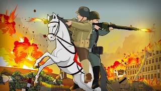 US Army amp Wehrmacht vs SS Epic Horse VIP Rescue Mission [upl. by Enerehs341]