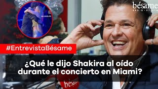 EN VIVO Carlos Vives confesó lo que Shakira le dijo al oído cuando le llegó de sorpresa a Miami [upl. by Ahsram]