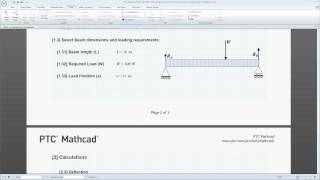 PTC Mathcad Prime  Units [upl. by Farman437]