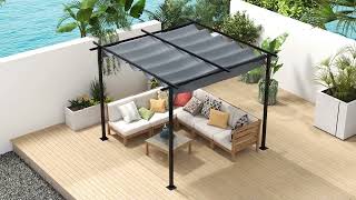 Outsunny 84C093GY Pergola rétractable [upl. by Molly858]