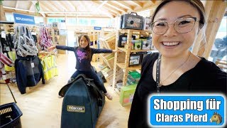 Einkaufen für Claras Pferd 🐎 Reiten Shopping Haul Elisas Freundin zu Besuch  Mama VLOG Mamiseelen [upl. by Ralyks]