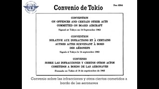 Introducción al Convenio de Tokio [upl. by Ecilahc601]