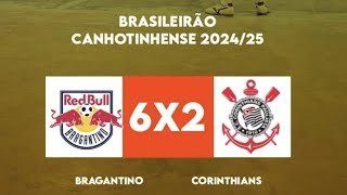 Gols da partida entre Bragantino 6x2 Corinthians [upl. by Teirrah]