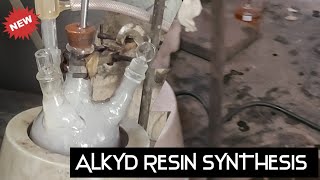 Alkyd Resin Synthesis  Experimental setup 1 alkyd alkydresin chemistry monoglyceride [upl. by Pollerd]