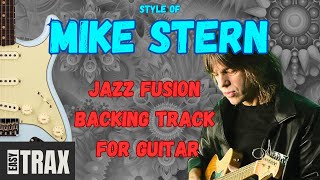 Jazz Fusion Backing Track for Guitar  Style of Mike Stern  Key of Cm 130 BPM [upl. by Zigrang]