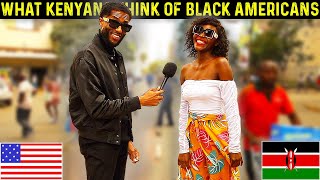 🇺🇸🇰🇪What Kenyans Think of Black Americans ASTOUNDING Answers [upl. by Islehc]