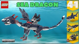 Sea Dragon LEGO 31088 Digital Build [upl. by Feldman]