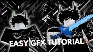 EASY ROBLOX GFX TUTORIAL [upl. by Sirronal]