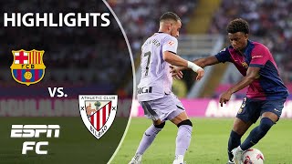 LATEGAME DRAMA 😱 Barcelona vs Athletic Club  LALIGA Highlights  ESPN FC [upl. by Ramaj]