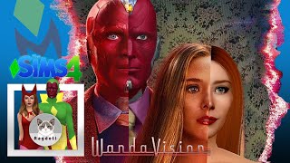 SIMS 4  CAS  Wandavision 😈💖 Satisfying CC build  CC [upl. by Olegnaid]