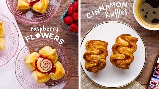 Try These 8 Simple Techniques to Make Impressive Puff Pastry Treats DIY Desserts by So Yummy [upl. by Yroc]