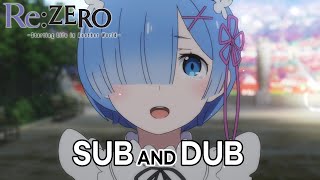 ReZERO Sub and Dub  SidebySide [upl. by Orlov]