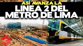 Así Avanza la Linea 2 del Metro de Lima [upl. by Evander293]