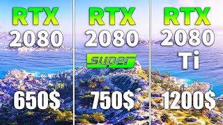 RTX 2080 SUPER vs RTX 2080 vs RTX 2080 Ti Test in 9 Games [upl. by Atsev]