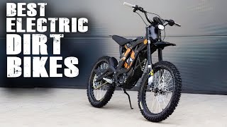 TOP 10 BEST ELECTRIC DIRT BIKES 2022  2023 [upl. by Nylaehs]