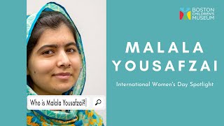 Meet Malala Yousafzai  International Womens Day [upl. by Eilagam]