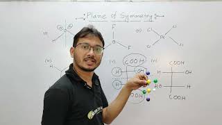 plane of symmetry of Tartaric Acidelements of symmetryIsomerismNEETIITJEEWBJEEBoards exam [upl. by Lauree]