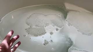 Active Jetted Tub Cleaner Demo Of How Well It Worked In Our Tub [upl. by Mirabelle]