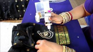 DIY SEW MIRROR ON A BLOUSE AND DECORATE IT BLOUSE DECORATION VIDEO NO 6HOME GARDEN AND FASHION [upl. by Dnomar]