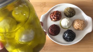 How to Make the Most AMAZING Labneh Balls from Homemade Yogurt [upl. by Berner]