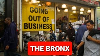 RECESSION  GOING OUT BUSINESS NYC SOUTH BRONX DAILY TOUR [upl. by Eelah]