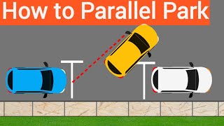 Parallel Parking  How to Parallel Park Perfectly Step by Step  Parking tips [upl. by Llenrub]