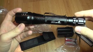 UltraFire New111C 1000 Lumen Cree XMLT6 LED Flashlight [upl. by Nnaihs]