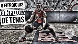 8 ejercicios con pelota de tenis  Coach Dario  Basketballfundamentals [upl. by Waneta]