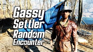 Fallout 4  Gassy Settler  Random Encounter [upl. by Anwaf732]