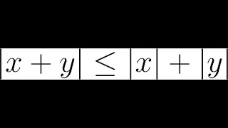 Démonstration  Inégalité triangulaire [upl. by Plafker]