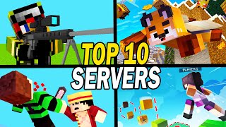 Top 10 BEST Minecraft Servers 2023 SurvivalSkyblockFactions [upl. by Cherish510]