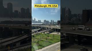 Beautiful morning view in Pittsburgh Pennsylvania USA pittsburgh usa usavlogs morning view [upl. by Ottavia677]