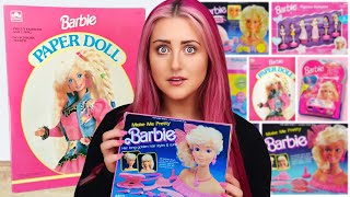 I Tested Vintage Barbie Crafts from our Childhood [upl. by Gusella88]