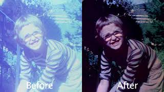 Overexposed film  CinePost restoration [upl. by Siger289]