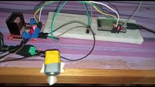 MicroPython Control DC Motor using L298N Driver with ESP32 and ESP8266 [upl. by Oicnevuj]