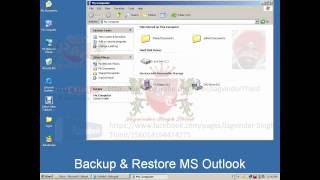 ✅ Backup and Restore MS Outlook in Hindi [upl. by Hterag]