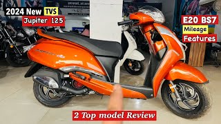 2024 Tvs Jupiter 125 E20 BS7 Full Review  On Road price Mileage Features  Tvs Jupiter 125 [upl. by Mathilda68]