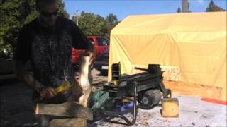 Yardworks 4 ton log splitter update [upl. by Atiuqer]