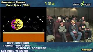 Cocoron NES  SPEED RUN by Bosscrab 01706 AGDQ 2014 quotWTF Japanquot [upl. by Ayanahs]