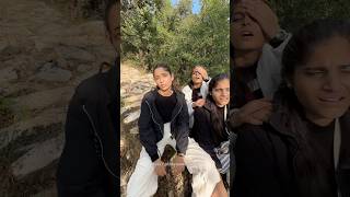 First time trek with sisters 😍  Haalat kharaab 🫠  shorts minivlog vlog brothersister [upl. by Eirruc]