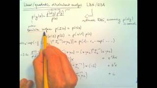 24 Discriminant Analysis  2 Correl Measures Gaussian Models  Pattern Recognition 2012 [upl. by Shanie]