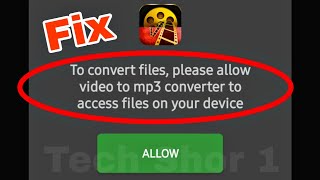 How to Fix Video to mp3 Converter Not Starting Problem Solve [upl. by Suirauqed364]