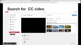 Creating a Video with YouTube amp Creative Commons [upl. by Llabmik]